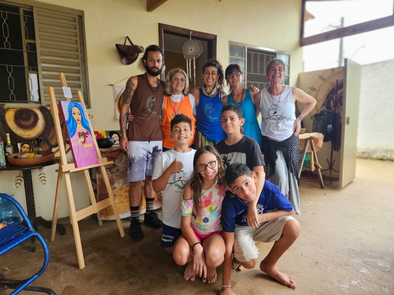 foto equipe e pequenos