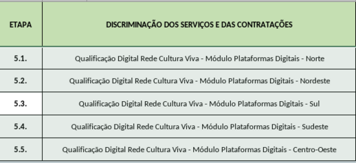 Item Qualificação da Rede Cultura Viva